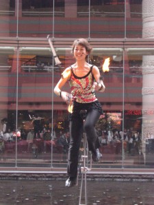 ミス☆サリバン　一輪車火